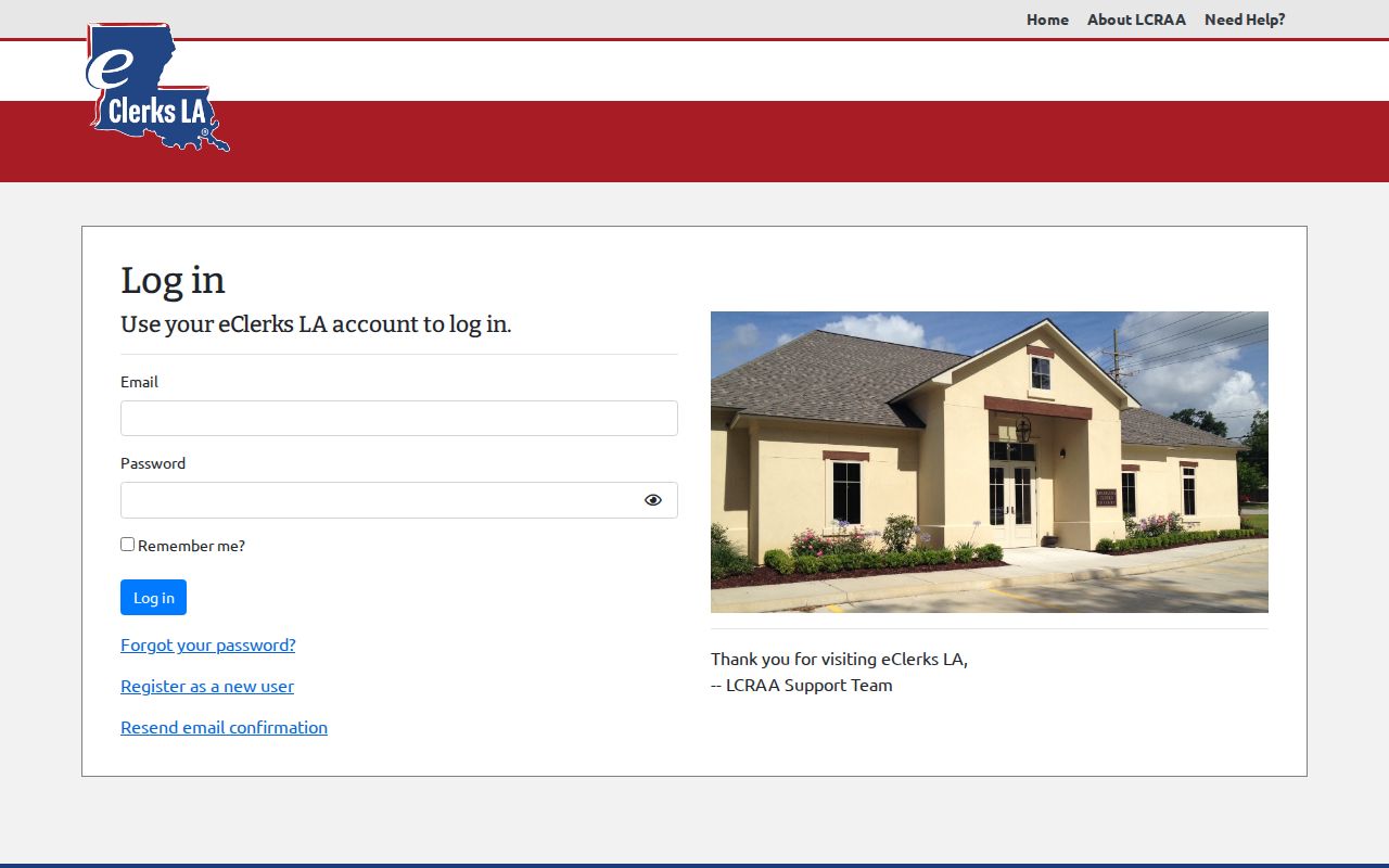 Lafourche Parish case search eClerks LA statewide portal