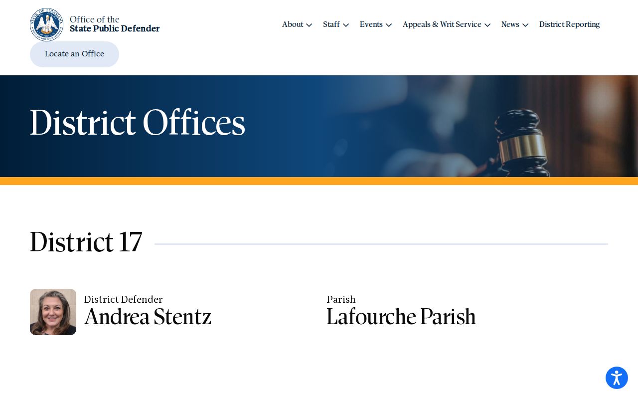 District 17 public defender source used as Lockport district-court context